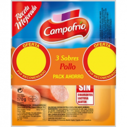 Salchichas Pollo Pack-3...