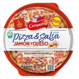 Pizza Jamón Y Queso...