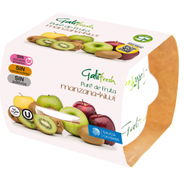 Puré De Fruta Kiwi-Manzana...