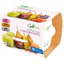 Puré De Fruta Manzana-Pera...