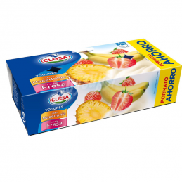 Yogur Sabor Fresa-Macedonia...