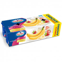 Yogur Sabor Fresa-Platano...