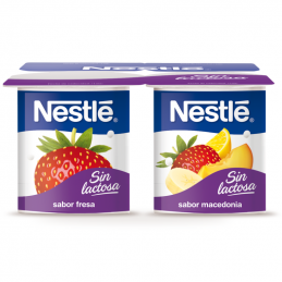 Yogur Sabor Fresa-Macedonia...