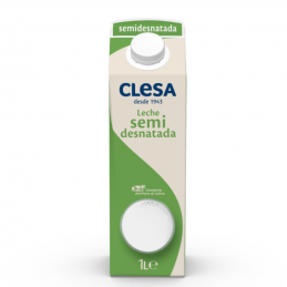 Leche Semidesnatada 1L "Clesa"