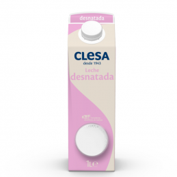 Leche Desnatada 1L "Clesa"