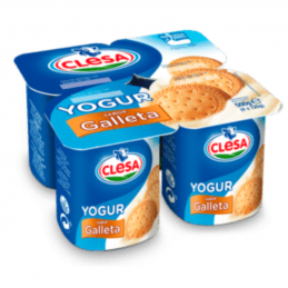 Yogur sabor galleta pack-4...