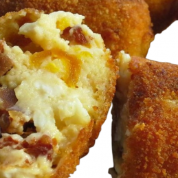 Croqueta de Huevo Frito y...