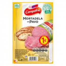 Mortadela de pavo loncheada...